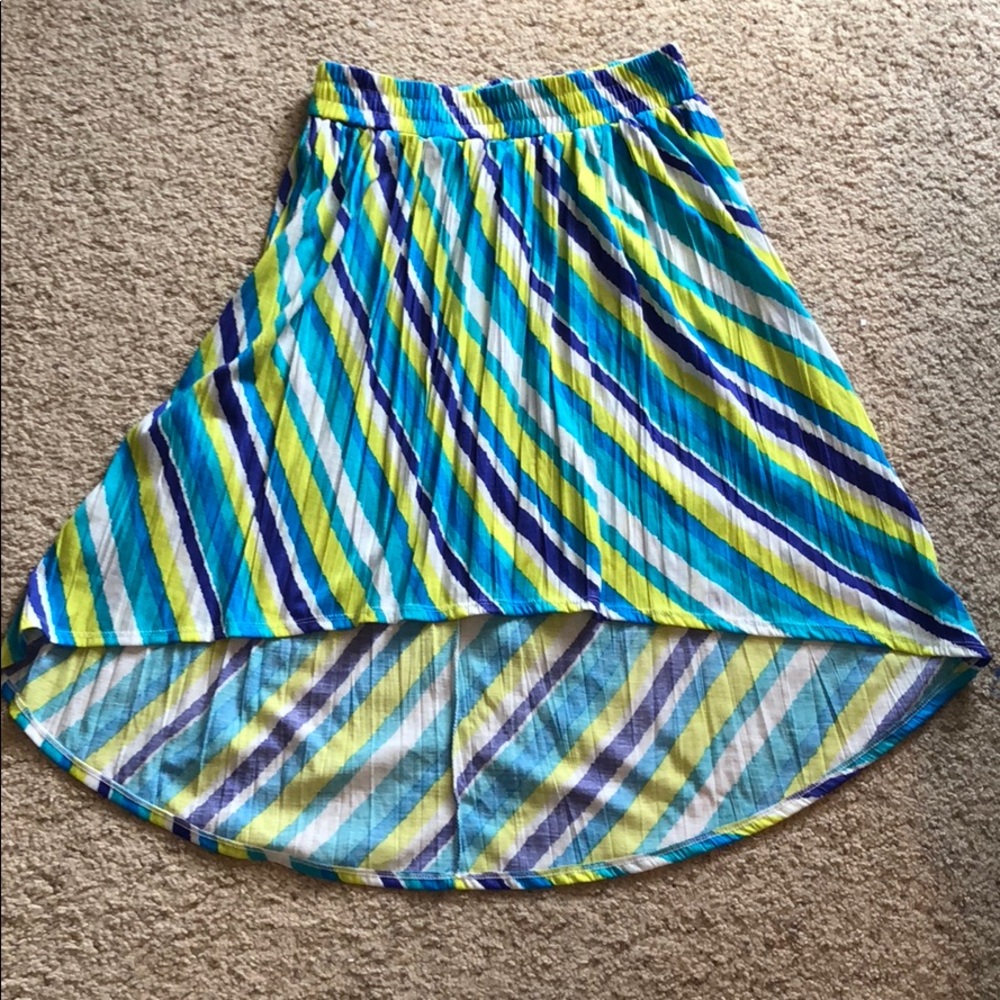 High low crinkle skirt size medium NWOT